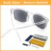 DOOViC Blue Light Filter Reading Glasses - Square Frame Large Lenses Prescription 024 Sun Transparent 1.5x - International Shipping Available - Buy Online on GoSupps.com