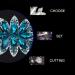 Rhinestone Hairpin Clip Accessories Minimal and Simple Flowers Crystal Hair Barrettes for Women Girl - Buy Online on GoSupps.com