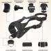 Adjustable Reflective Nylon Muzzle for Large Dogs - Prevent Biting Barking & Chewing | Eyin Muzzle (Black L) - Buy Online on GoSupps.com