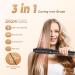High-Performance 1.5" Thermal Curling Brush - Ionic Heated Round Brush with Tourmaline & Ceramic 10 Temp Settings Travel Friendly - Perfect for Volumizing Curls - Buy Online on GoSupps.com