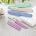 Sanfu Toothbrush Etui - 4 Travel Toothbrush Cases with Ventilation for Hygiene | Ideal for Business & Leisure Trips - Blue Pink Rice Green - Buy Online on GoSupps.com