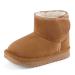 MK MATT KEELY Baby Winter Shoes Kids Boy Girl Warm Snow Boots Toddler Unisex Plush Booties 5 UK Child Brown