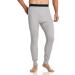 CQR Men's Thermal Underwear Pants - Midweight Waffle Knit Long Johns for Winter Cold Weather - 2 Pack with Fly, Light Grey/Natural, X-Large - Buy Online on GoSupps.com