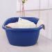 Saedy 18 Quart Deep Plastic Washing Basin Large Dish Basin Pan Square Dish Tub Blue - Buy Online on GoSupps.com