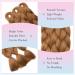 Tess Braids Extensions Brown - 60 cm Jumbo Kanecalon Hair Extensions (3 Pack) for Box Braids - 100g Chestnut Brown #30 - Buy Online on GoSupps.com