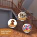 Balcony Safety Net for Child Stairs Banister Guard Mesh 10ft x 2.5ft Deck Railing Protective Net for Baby Kids Toys Pets (Brown) Brown 1 pack - Buy Online on GoSupps.com