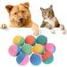 AXSWER 10 Pcs Cat Balls Soft Foam Elastic Latex Chew Ball Toy for Puppy Kitten Dogs Colorful Pet Toy - Buy Online on GoSupps.com