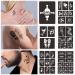 Sainyarh Henna Tattoo Stencils - 12 Sheets for Kids, Teens, and Adults | Airbrush Tattoo Stencils - Reusable and Easy to Use | Henna Tattoo Kit with 120 Unique Designs - Buy Online on GoSupps.com