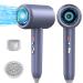 Janolty F n hair dryer hair dryer ions with diffuser & concentrator nozzle |2400W Turbo-Ultra-Leise-Motor |2 heating & 3 speed levels |Hair Dryer with quick heating & constant temperature gray