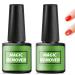 2PCS Gel Nail Polish Remover 10ml Effective Gel Nail Polish Remover Professional Easily & Fast Polish Remover without Soaking&Wrapping green