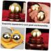 2-St Gymnastics Brass Precision Balls | Solid Metal Baoding Fitness & Massage Roller Balls for Wrist Relief - Shiny Metal Roller - Buy Online on GoSupps.com