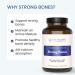 The Wellness Company Strong Bones | 120 Capsules (2-Month Supply) | Made with Key Minerals to Help Build Bone Strength | Non-GMO, Vegan, Gluten Free | for Supporting Bone Strength and Health 120 Count (Pack of 1) - Buy Online on GoSupps.com