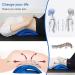 Buy 2 Pack Lumbar Support & Traction Pillow - Blue Back Support for Spine Health - Buy Online on GoSupps.com