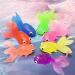 Artificial Floating Fish Set - 7 Plastic Goldfish for Kids | Bath Toy & Aquarium Decoration - Buy Online on GoSupps.com