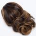 SEGO Ponytail Extension - Pfervie Hair Part Wavy Top Piece Dark Brown & Sandy Blonde 110G-12 (30cm) - voluminous real hair look - Buy Online on GoSupps.com