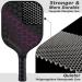 Pickleball Set of 2 Paddles with 4 Balls, Case, Bag, Retriever | Lightweight Pickleball Paddle Set for Adults, Kids, Beginners & Intermediates - Fiberglass Classic Hex Pink Blue - Buy Online on GoSupps.com