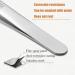 AOYHJA Blackhead Removal Tweezers - Stainless Steel Curved Hook for Acne, Pimples, Blemishes - Precision Tool for Splinter and Ingrown Hair Removal - Buy Online on GoSupps.com
