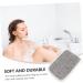 HAPINARY 5pcs Flip Soap Foam Net Scrub Exfoliating Bags Bath Accessory Foaming Pouches Khaki Cotton Linen - Buy Online on GoSupps.com