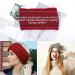Winter Knitted Headband - Women's Chunky Crochet Ear Warmer Hair Band in Red UK - Buy Online on GoSupps.com