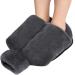 Foot warmer without electricity 2l large hot water bottle feet 2 in 1 hot water bottle with cover gray foot heat bottle for women men adult children (36x30cm)