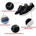 Optigard Women's Wide Diabetes Shoes | Adjustable Closure Non-Slip Sneakers for Swollen Feet | Diabetic Edemas | Black - Size 8.5 Women/8.5 Men - Buy Online on GoSupps.com