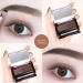 BLUE LOVE 2 Color Eyebrow Powder Palette | Waterproof Natural Eyebrow Dye with Applicator Brush | Easy Removal Light & Dark Brown Makeup Kit - Buy Online on GoSupps.com