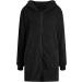 Yihaojia Womens Winter Fuzzy Fleece Jacket Hooded Zip Up Mid Length Warm Coat Oversized Teddy Outerwear with Pockets Black#49 X-Large - Buy Online on GoSupps.com
