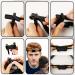 Hair Trimming Guide Adjustable Hairline Shaping Tool Curved Silicone Haircut Band Self Haircut Band for DIY Home Haircuts (Black) - Buy Online on GoSupps.com