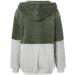 Bigfanshu Womens Long Sleeve Tops Hooded Sweatshirt Winter Warm Zipper Pocket Pullover Blouse Shirts Green - Buy Online on GoSupps.com