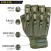 Valken Alpha Softair Gloves - Extra Small/Small - Black | Premium Tactical Gear for Airsoft - Buy Online on GoSupps.com