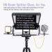 ILOKNZI Portable 12.4 Aluminum Teleprompter for DSLR/Professional Camcorder - Optical Splitter Glass, Packaging Bag, 2 Type L Supports - Buy Online on GoSupps.com