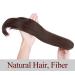 Medium Brown Ponytail Extension - 22 Micro-Wavy Clip-In Hair Braid Heat-Resistant Realistic Look - Buy Online on GoSupps.com