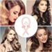 Heatless Curling Rod Headband - No Heat Wave Hair Curlers for Long & Medium Hair - Pink - Buy Online on GoSupps.com