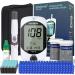 Metene TD-4116 Blood Glucose Monitor Kit, 100 Glucometer Strips, 100 Lancets, 1 Blood Sugar Monitor, Blood Sugar Test Kit with Lancing Device, Diabetes Testing Kit, Coding-free Meter, Large Display 206