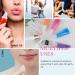 50PCS Lip Gloss Tubes with Black Caps | Refillable Cosmetic Squeeze Tubes + Syringes for DIY Lip Gloss Base | 15ml Capacity | Includes Tag Labels Stickers - Buy Online on GoSupps.com