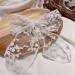 Asphire Vintage Lace Large Bow-Knot Hair Clip - Handmade Embroidery Bridal Butterfly Barrette Clip for Women - White - Buy Online on GoSupps.com
