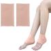Verdant Touch Heel Protector Sleeves - Moisturizing Socks for Cracked Heels Dry Feet - Soft and Comfortable - Reusable - Beige - One Size - 2 Pack - Buy Online on GoSupps.com
