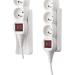 Buy Emos Socket Strip with USB 5-Fold Multiple Socket & 3m Extension Cable | IP20 Indoor Use 2x 2.1A Wall Bracket Included - Buy Online on GoSupps.com