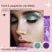 Cosmetic Eyeshadow - 12X Long Lasting Glitter Makeup Eyeshadow for Women Glitter Eyeshadow for Sensitive Eyes | Glitter Reflective Eyeshadow - Buy Online on GoSupps.com