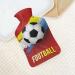 Football Hot Water Bottle with Plush Cover - Hand Warmer for Adults & Children | 26.5x15.3cm - International Shipping Available - Buy Online on GoSupps.com