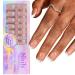 TQUXNGA Natural and Stylish French Manicure Nail Tips with Different Sizes Nail Art Tools and Accessories YS09