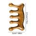 Handmade Sandalwood Hair Massage Comb - Natural Scalp-Stress Reduction Tool for Men & Women - Buy Online on GoSupps.com