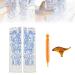Reflexology Socks Acupressure Reflexology Socks with Tools Acupressure Reflexology Foot Massage Socks Foot Pain Relief Remedy for Foot Massage (2 Pair Women) 2 Pair Women