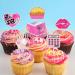 18pcs Pink Glitter Make Up Cupcake Topper for You Can t Sip with Me Theme Decoration Supplies Lady Woman Girl Happy Birthday Party Decor - Buy Online on GoSupps.com