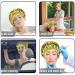 4 Pieces Aluminum Heat Cap Set - Deep Edition Heating Cap for Salon Hair Care | Waterproof Drying Hood - Buy Online on GoSupps.com