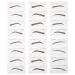 Lot de 6 Pochoirs Sourcils Jetables pour Femmes et Filles Autocollants de Maquillage Sourcils Mod les Vari s pour Dessin Pr cis Outil Maquillage Domicile et Salon Yeux