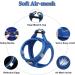 Suredoo Dog Harness with Leash - Anti-Train Reflective Chest Harness for Small Dogs & Cats (Lapis Blue Size L) - Buy Online on GoSupps.com