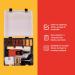 Amtech G4210 Laminate Floor & Furniture Repair Kit | 11 Colored Wax Blocks Melting Tool & Batteries | International Shipping - Buy Online on GoSupps.com