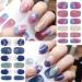 10 Sheets Butterfly Nail Stickers - Self Adhesive Full Nail Wraps & Glitter Decals for DIY Manicure Kits - Perfect Nail Art Supplies for Women & Girls - Buy Online on GoSupps.com
