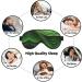 Green Curve Texture Print Unisex Eye Mask | Soft Comfort Sleep Mask for Travel Yoga & Shift Work - Buy Online on GoSupps.com